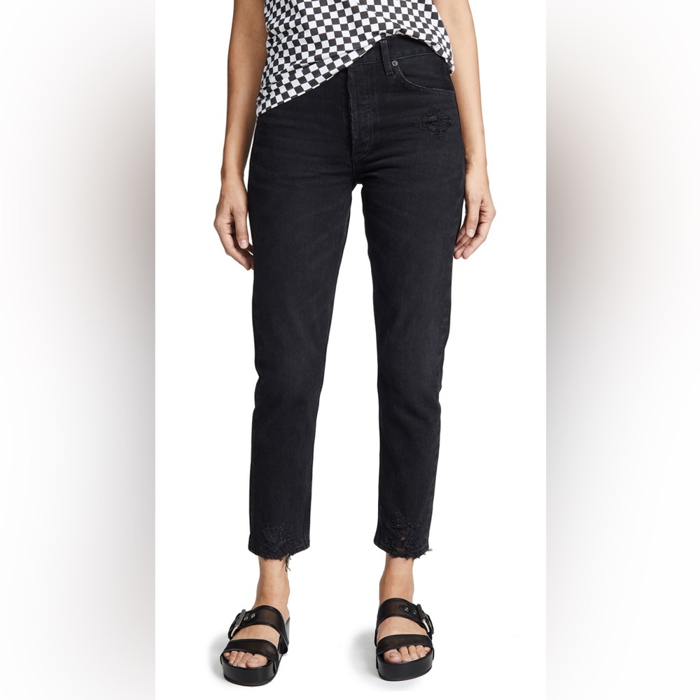 AGOLDE Jamie High Rise Classic Jeans / Color Plume - size 24